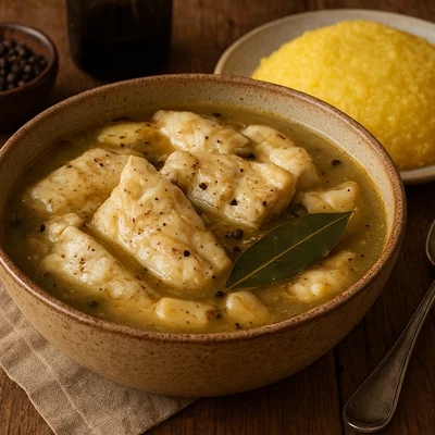 Boreto alla Graisana – Fischeintopf aus Grado mit Essig