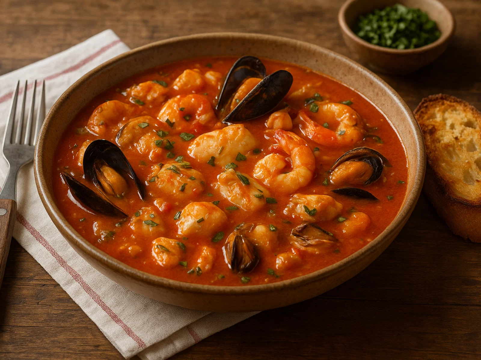 Brodetto di pesce triestino – Triestiner Fischeintopf