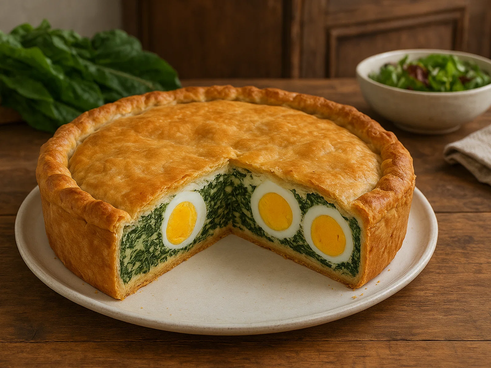 Torta Pasqualina – ligurischer Oster-Gemüsekuchen