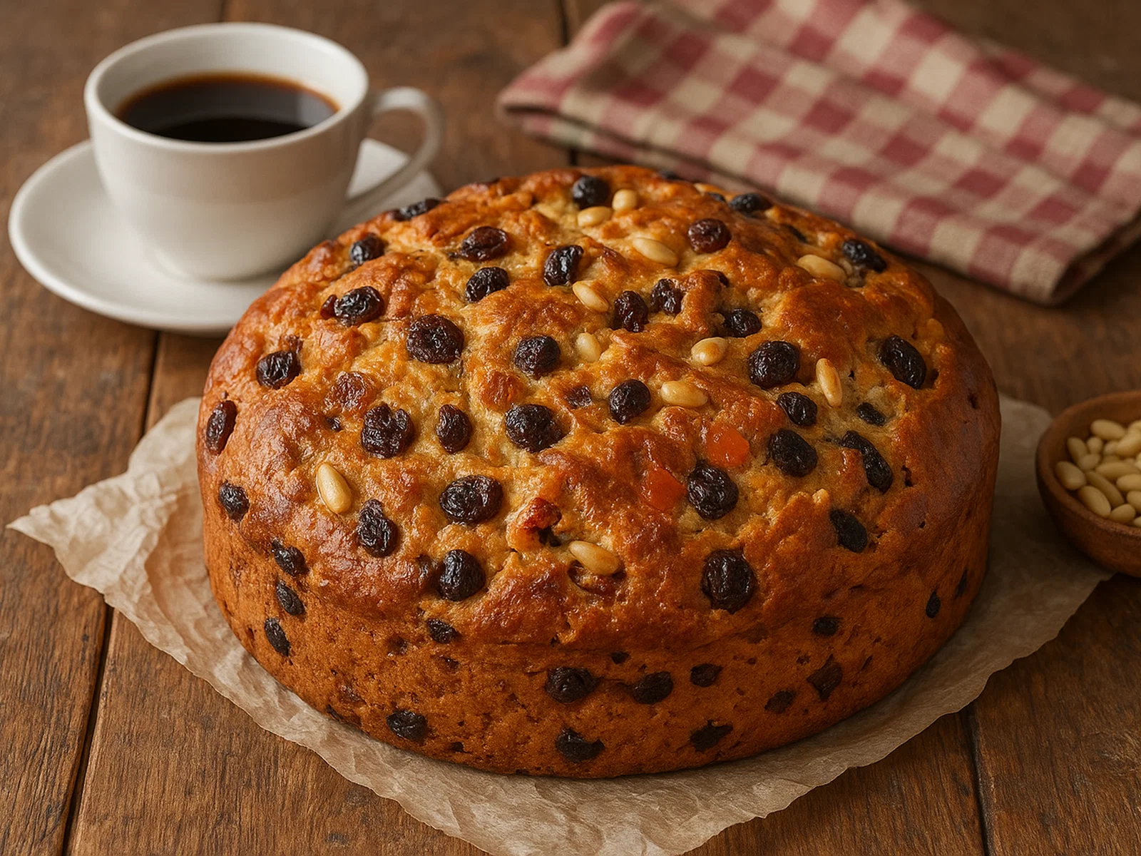 Pandolce genovese – Genueser Früchtebrot