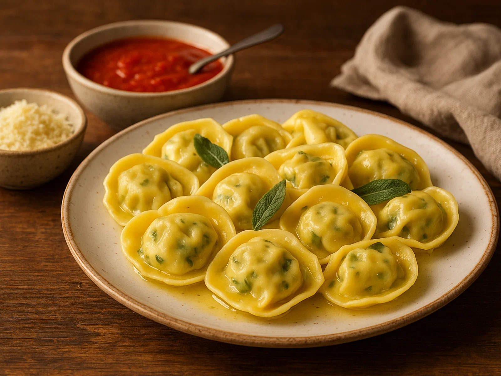 Tortelloni di Ricotta e Spinaci