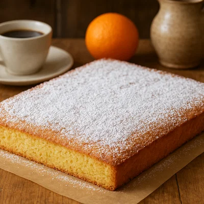 Schiacciata Fiorentina – lockerer Florentiner Orangenkuchen
