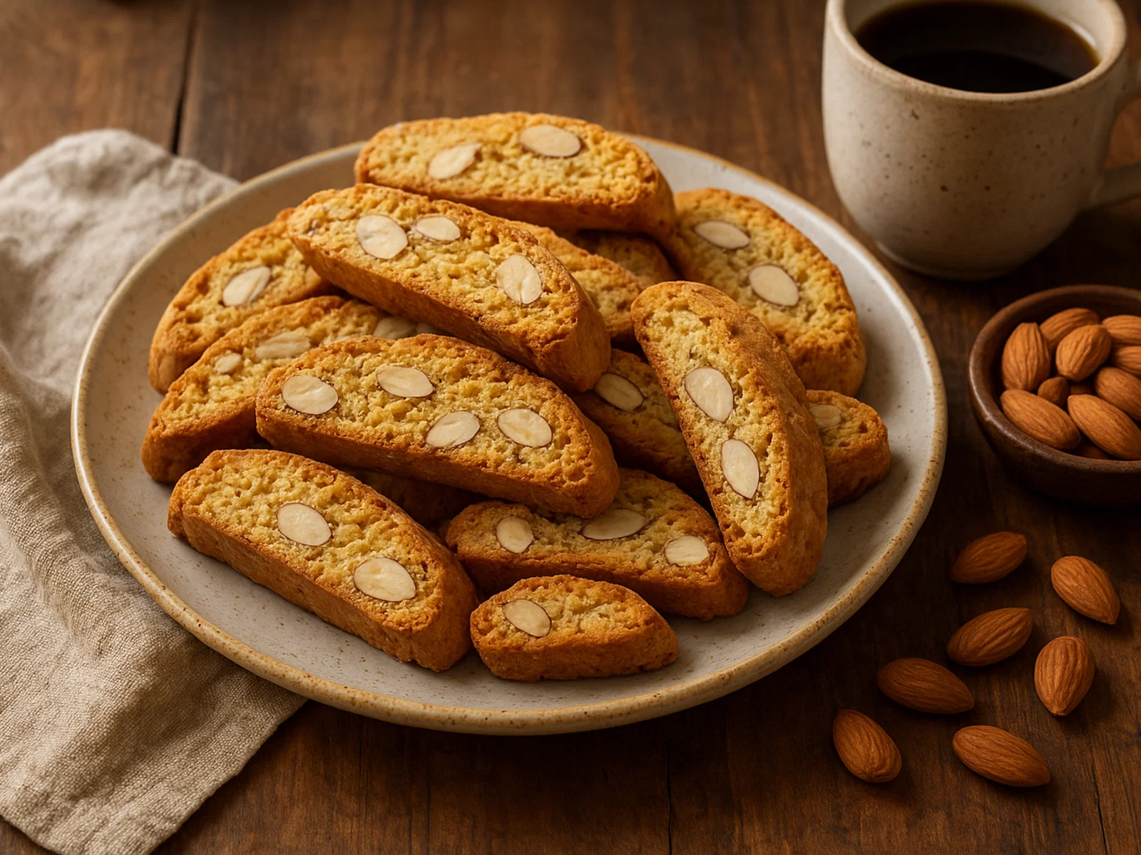 Cantucci di Prato (Toskanische Mandelkekse)