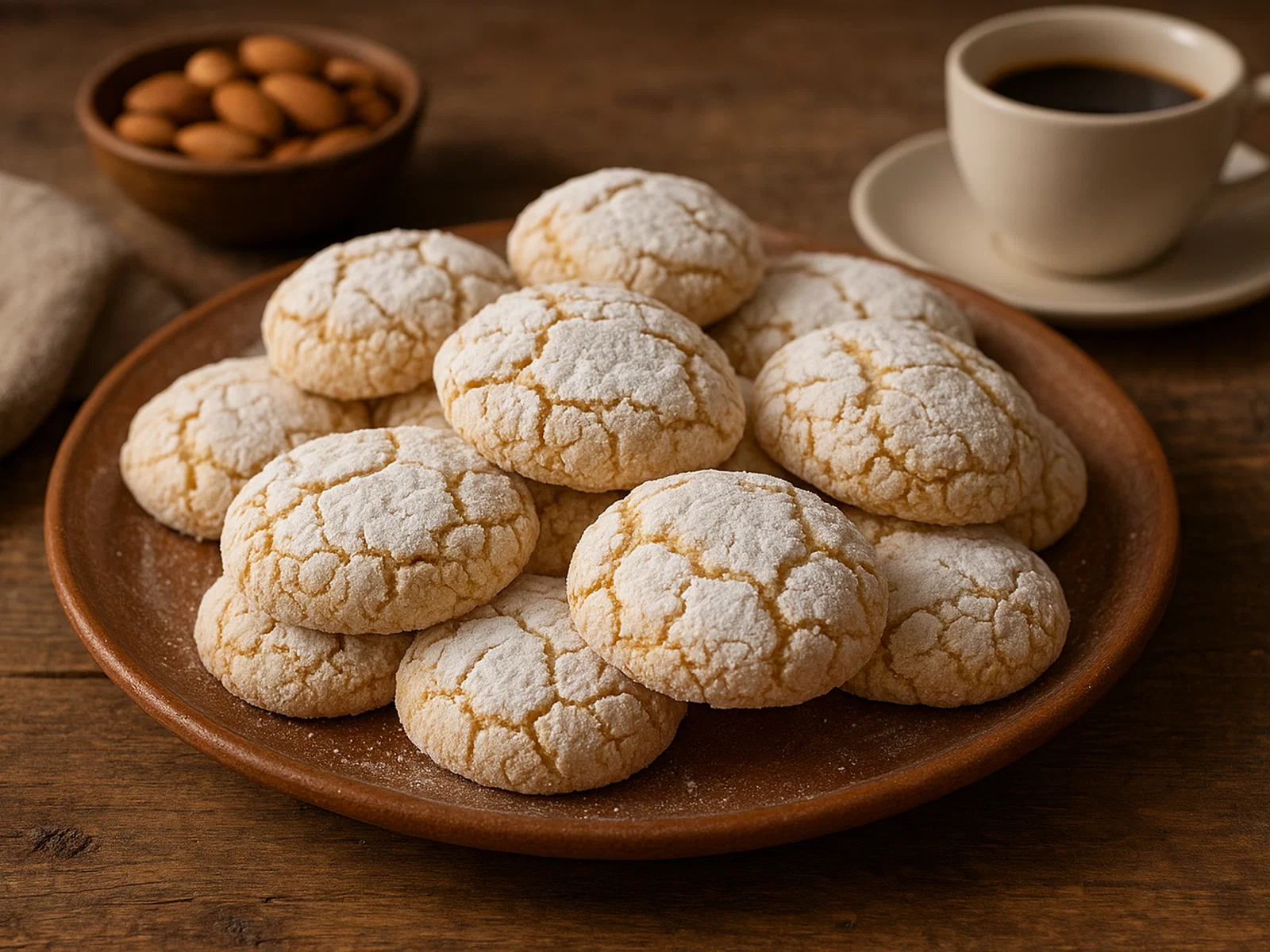 Ricciarelli senesi – weiche Mandelplätzchen aus Siena