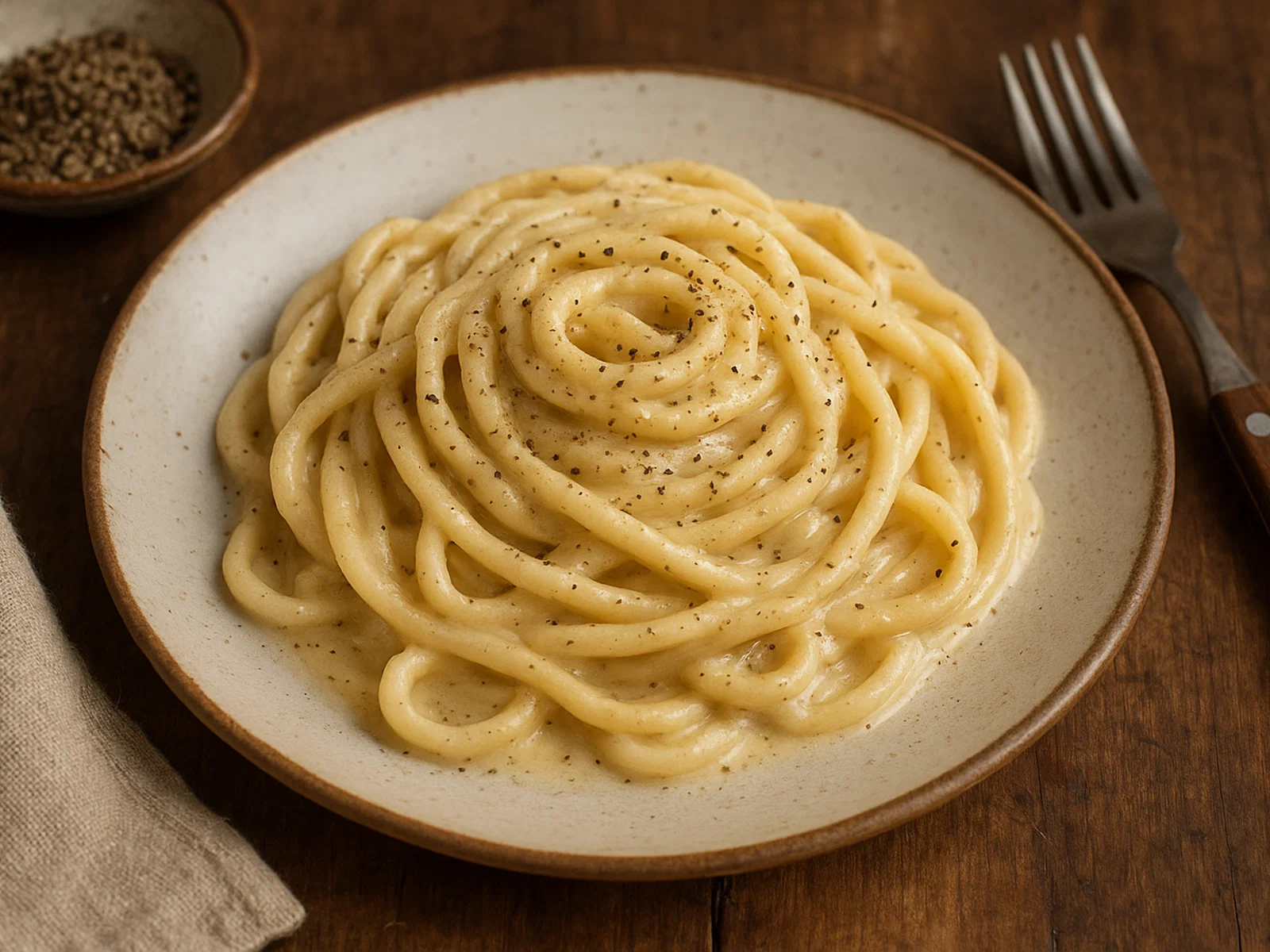 Pici cacio e pepe