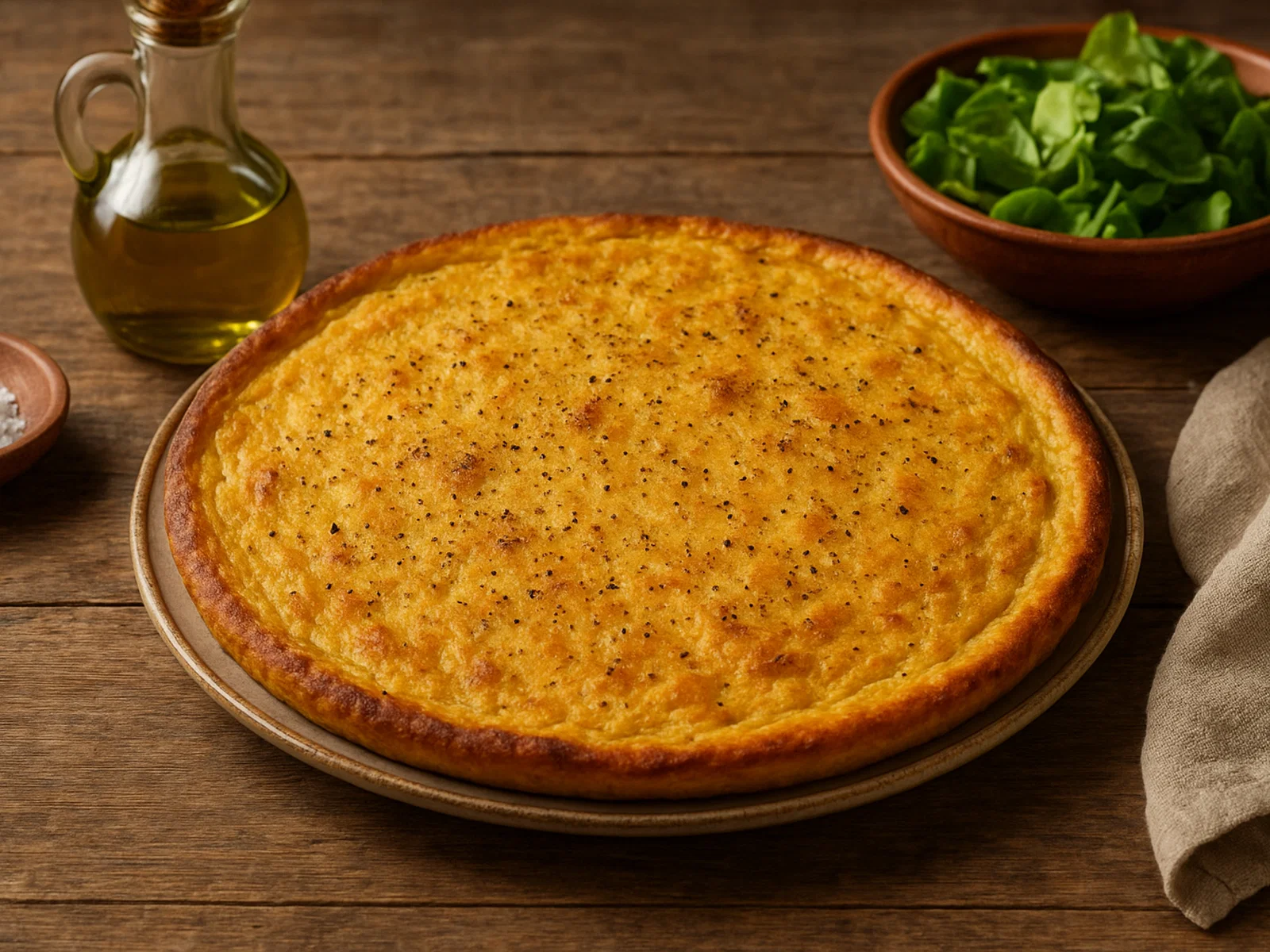 Cecina – Toskischer Kichererbsenfladen (Farinata Toscana)