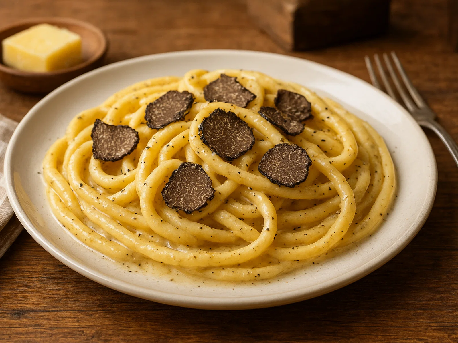 Umbricelli al tartufo nero