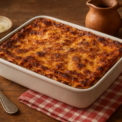 Vincisgrassi – Lasagne aus den Marken mit Innereien-Ragout