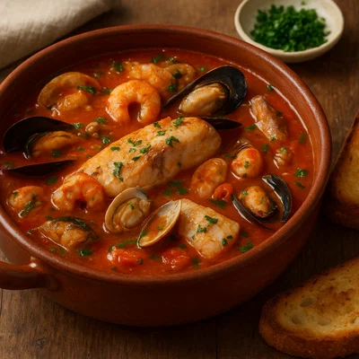 Brodetto di pesce marchigiano – Adriatischer Fischeintopf