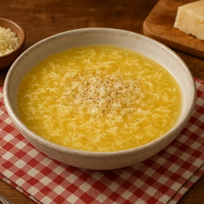 Stracciatella alla Romana – Römische Eier-Parmesan-Suppe