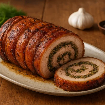 Porchetta di Ariccia – Römischer Spanferkelbraten vom Spieß