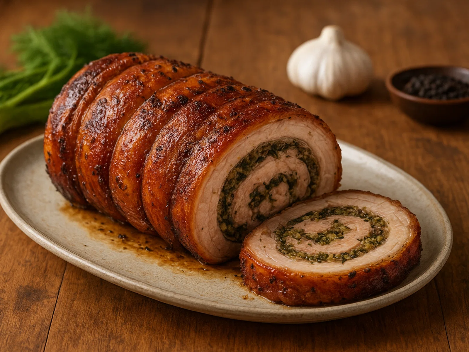 Porchetta di Ariccia – Römischer Spanferkelbraten vom Spieß