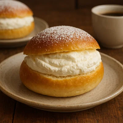 Maritozzi con la panna – römische Sahne-Hefebrötchen