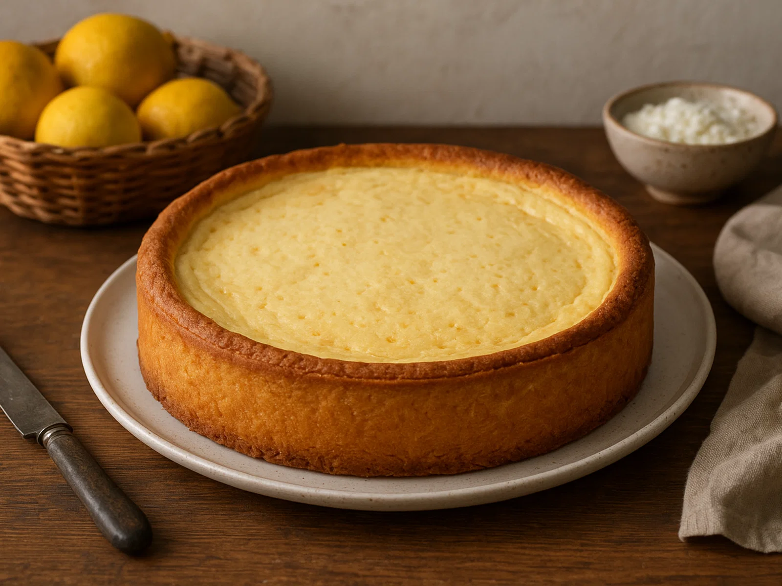 Torta di ricotta romana – Römischer Ricottakuchen