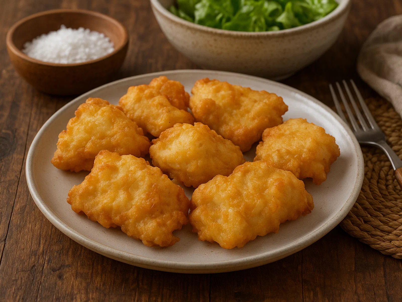 Baccalà in pastella alla romana (römischer Backteig‑Stockfisch)