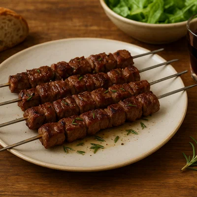 Arrosticini di Pecora – Abruzzische Schaffleisch-Spieße vom Grill