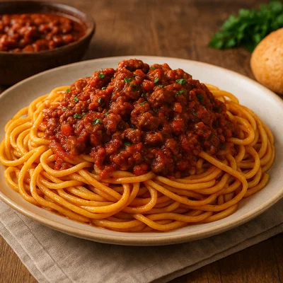 Spaghetti alla chitarra al ragù