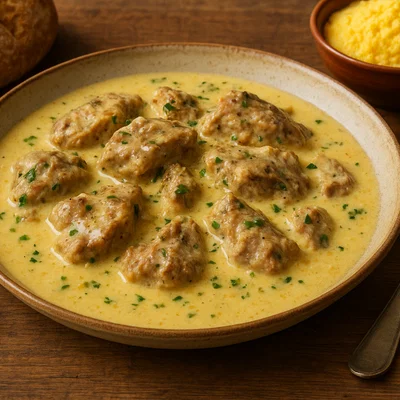 Agnello cacio e ova – Lamm in Ei-Käse-Sauce