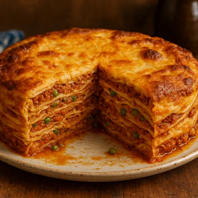 Timballo d’Abruzzo – Geschichtete Pasta-Torte mit Crêpes und Ragù
