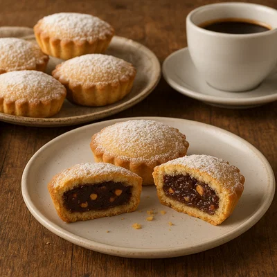 Bocconotti abruzzesi mit Schoko-Mandel-Füllung