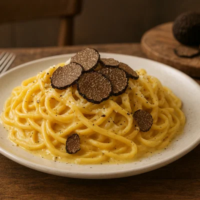 Chitarrina al tartufo – Chitarra-Nudeln mit Trüffel