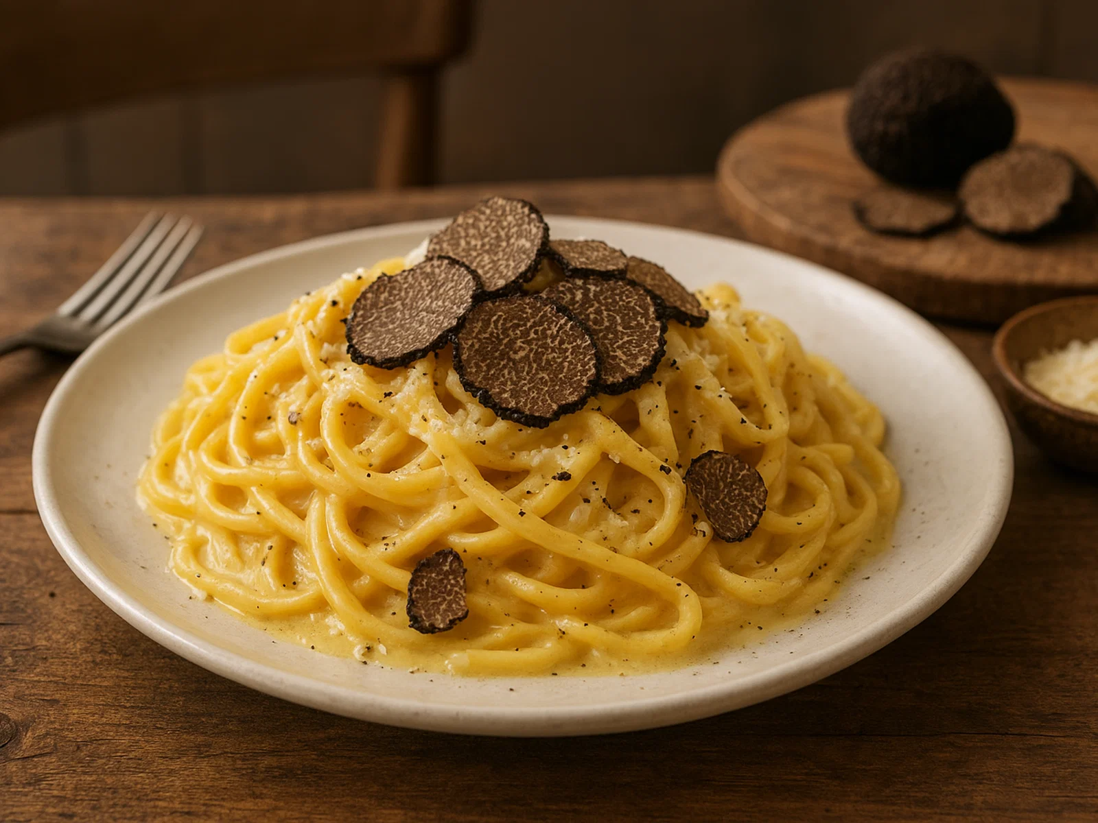 Chitarrina al tartufo – Chitarra-Nudeln mit Trüffel
