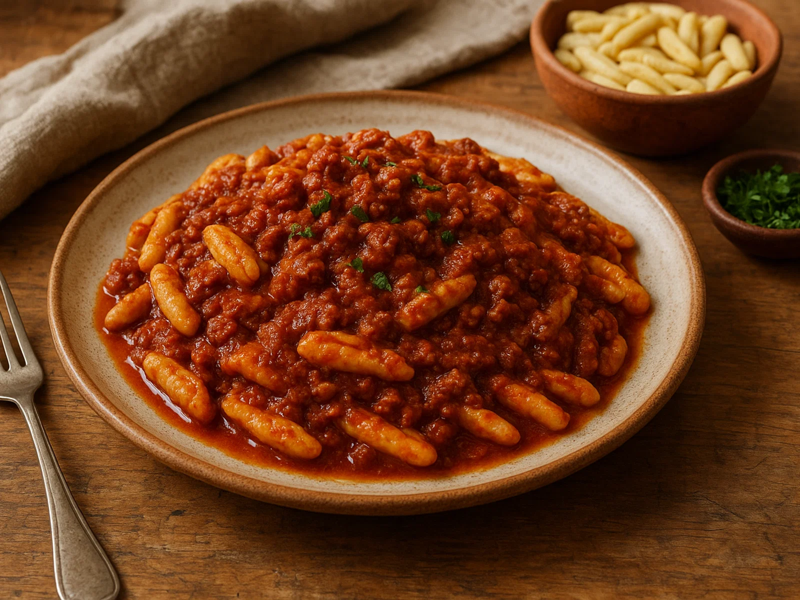 Cavatelli al ragù molisano