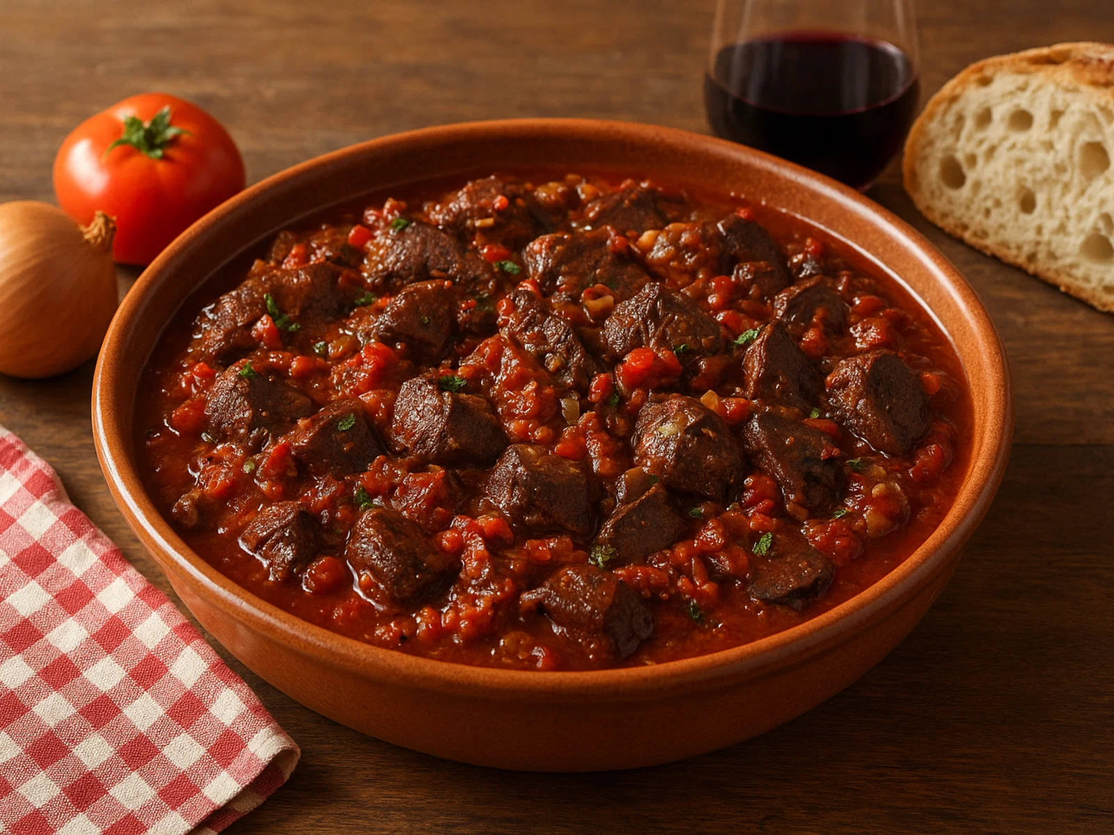 Soffritto molisano – scharfes Ragout aus Schweineinnereien