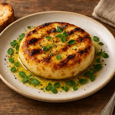 Scamorza alla brace – gegrillter Scamorza-Käse