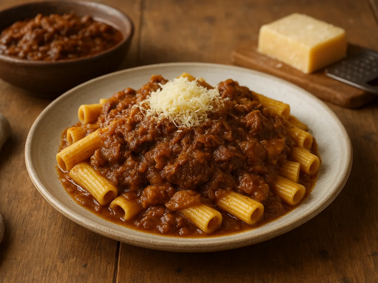Genovese napoletana – Pasta mit langgeschmorter Zwiebel-Rindfleisch-Sauce