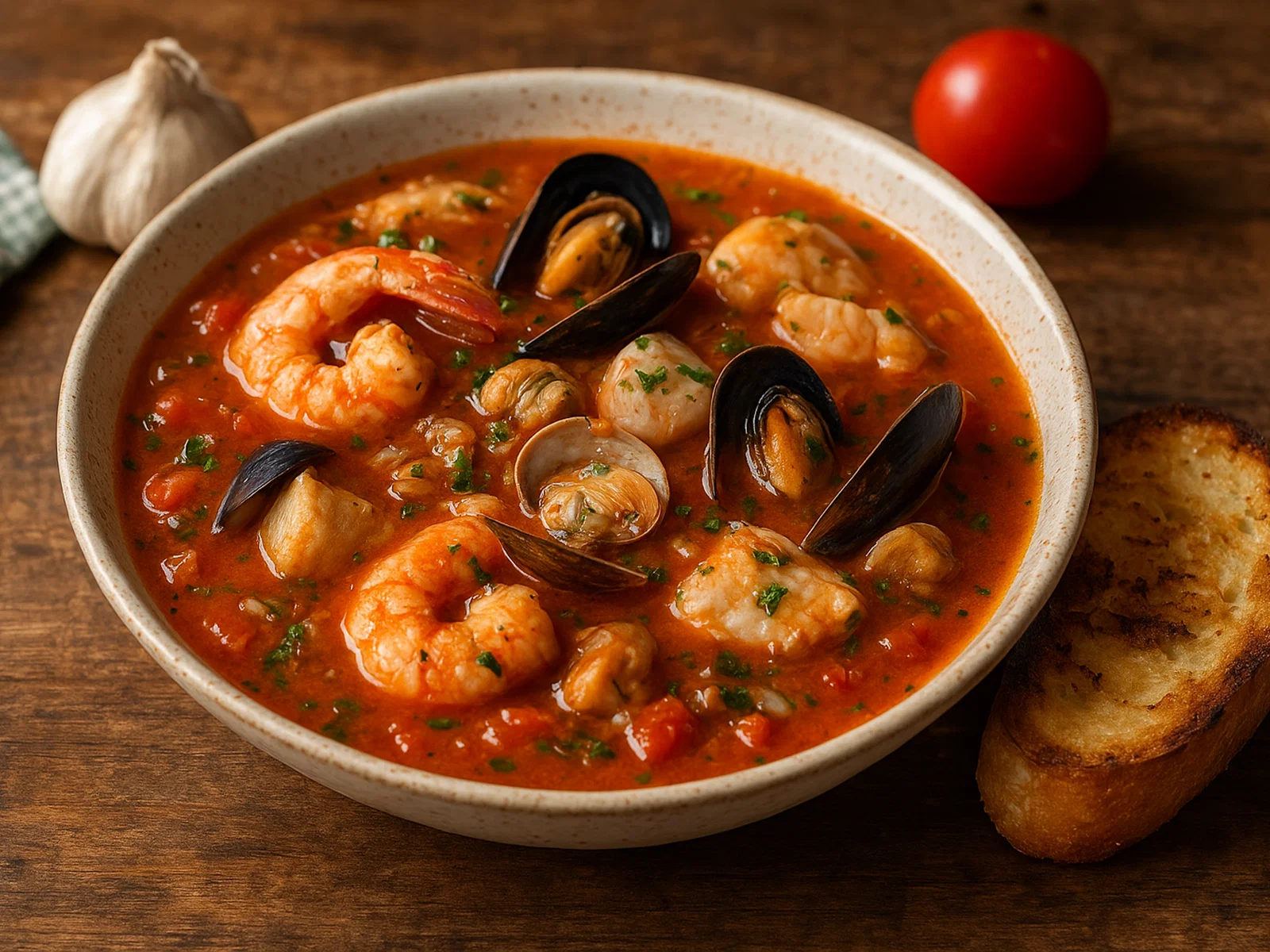Zuppa di pesce napoletana – neapolitanischer Fischeintopf