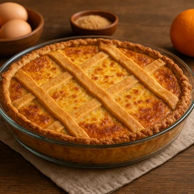 Pastiera Napoletana – neapolitanischer Osterkuchen mit Ricotta und Weizen
