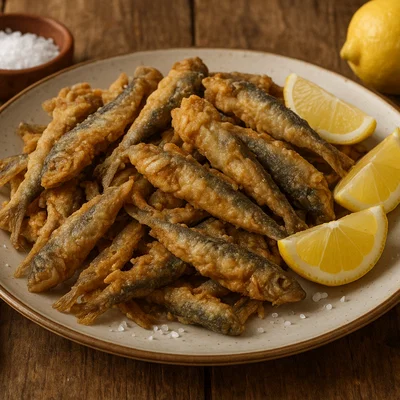 Frittura di Paranza – Gemischte frittierte kleine Fische