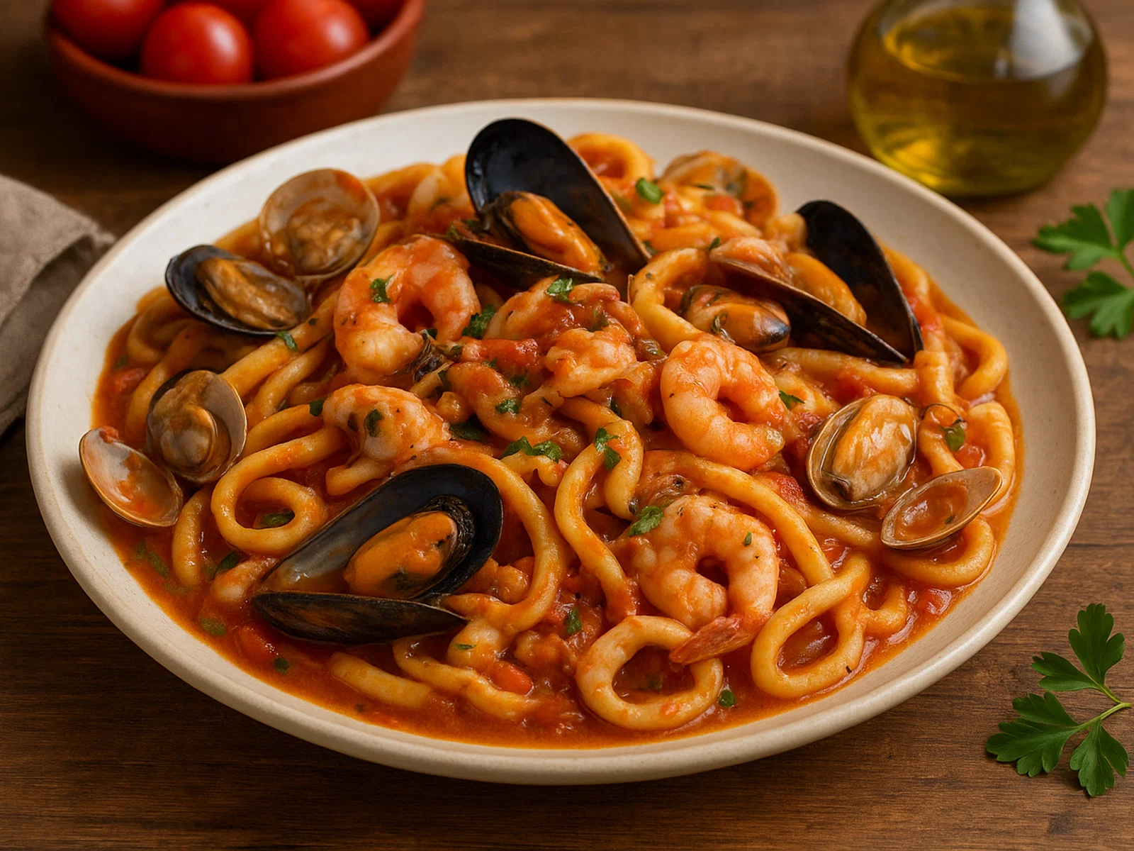 Scialatielli ai frutti di mare