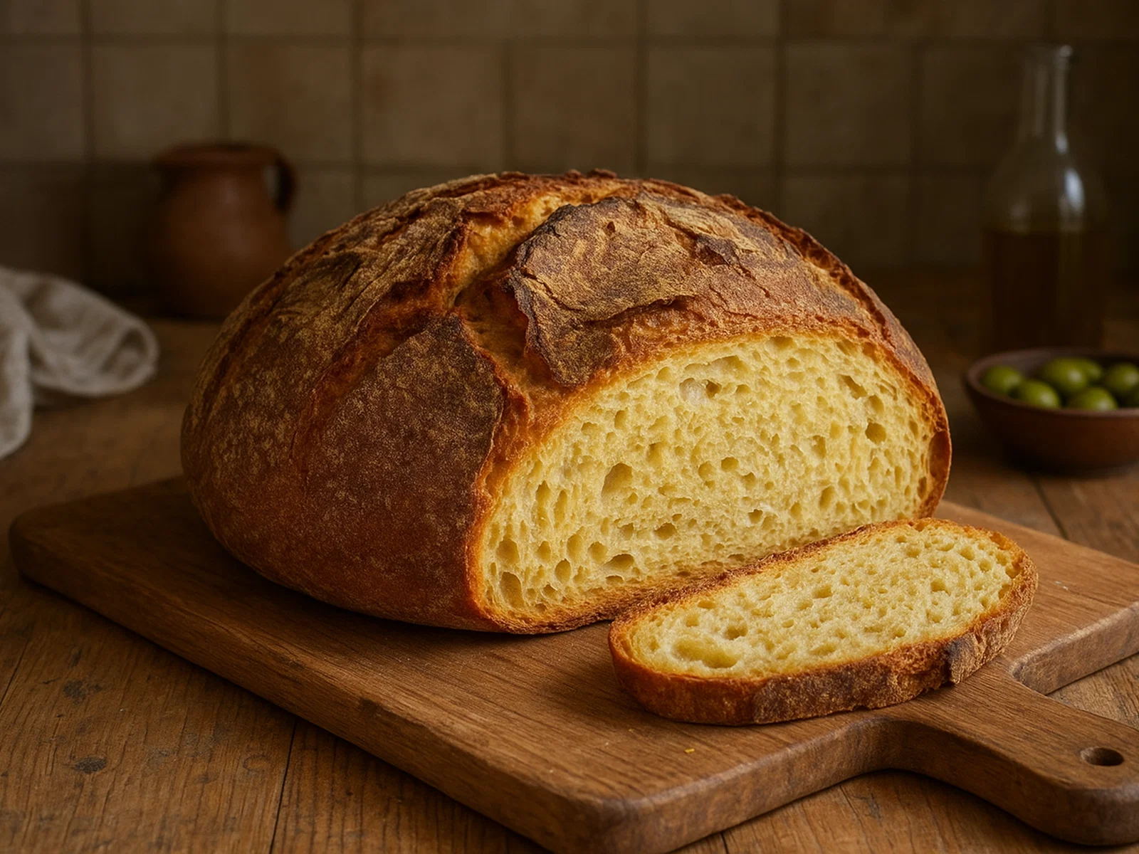 Pane di Altamura – Hartweizenbrot apulischer Tradition (Variante cam.)