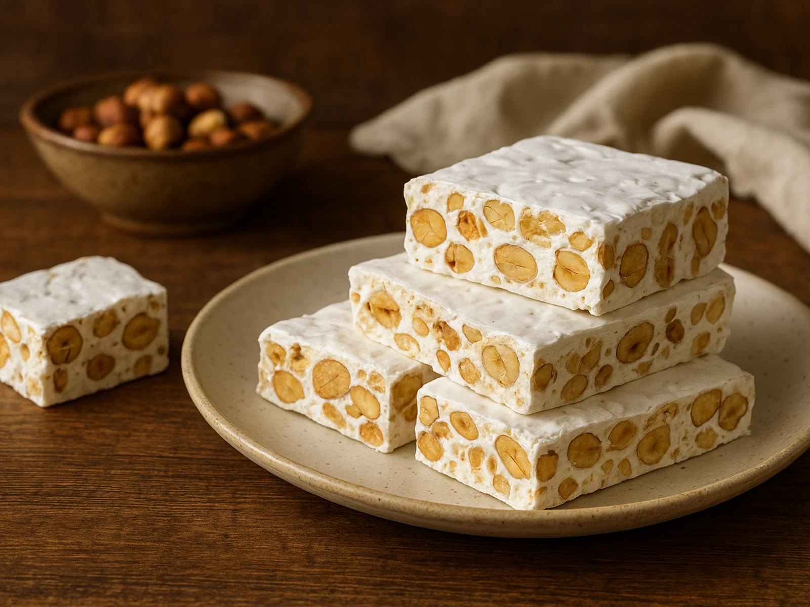 Torrone di Benevento – Weißer Nougat mit Nüssen
