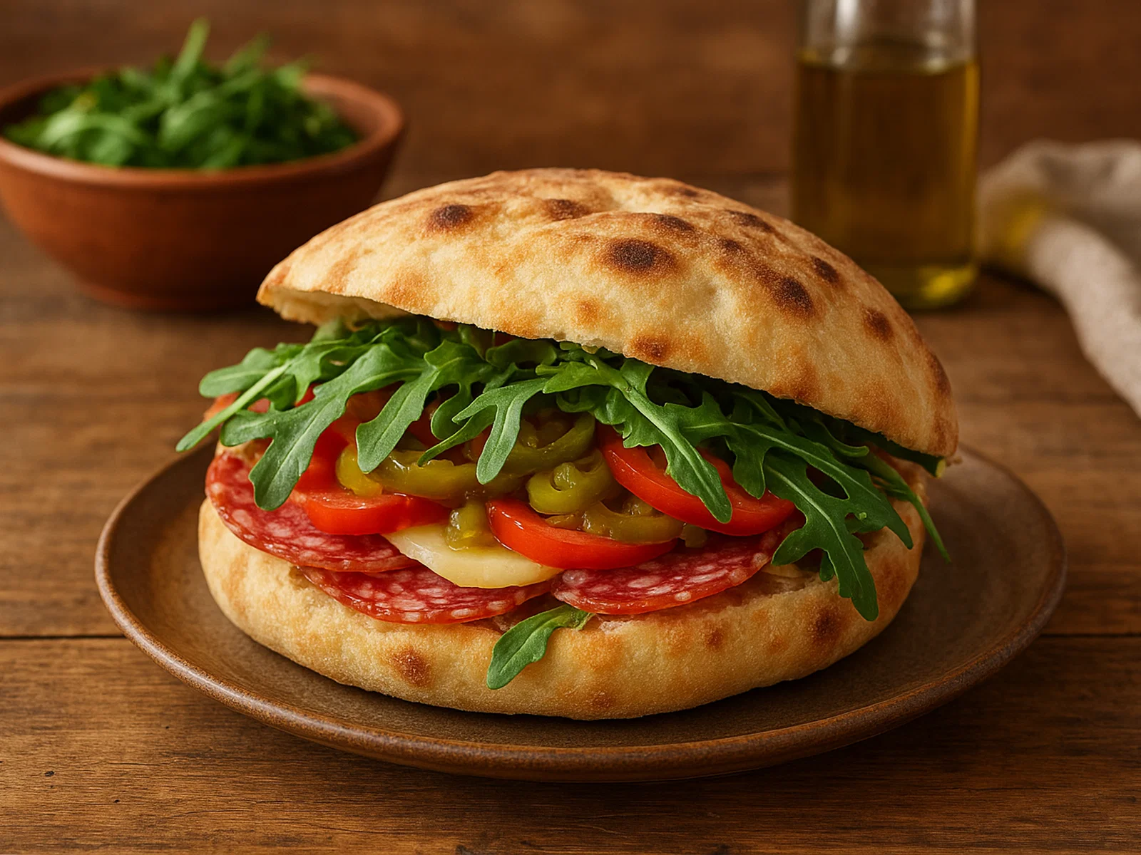 Puccia pugliese – Gefülltes apulisches Straßenbrot