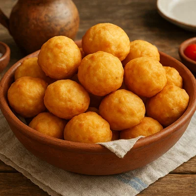 Pittule pugliesi – apulische frittierte Teigbällchen