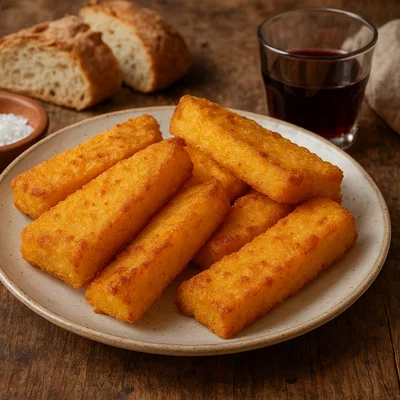Sgagliozze – Frittierte Polentaschnitten aus Bari