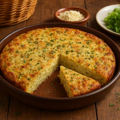 Rafanata – Kartoffel-Frittata mit Kren (Rafano)