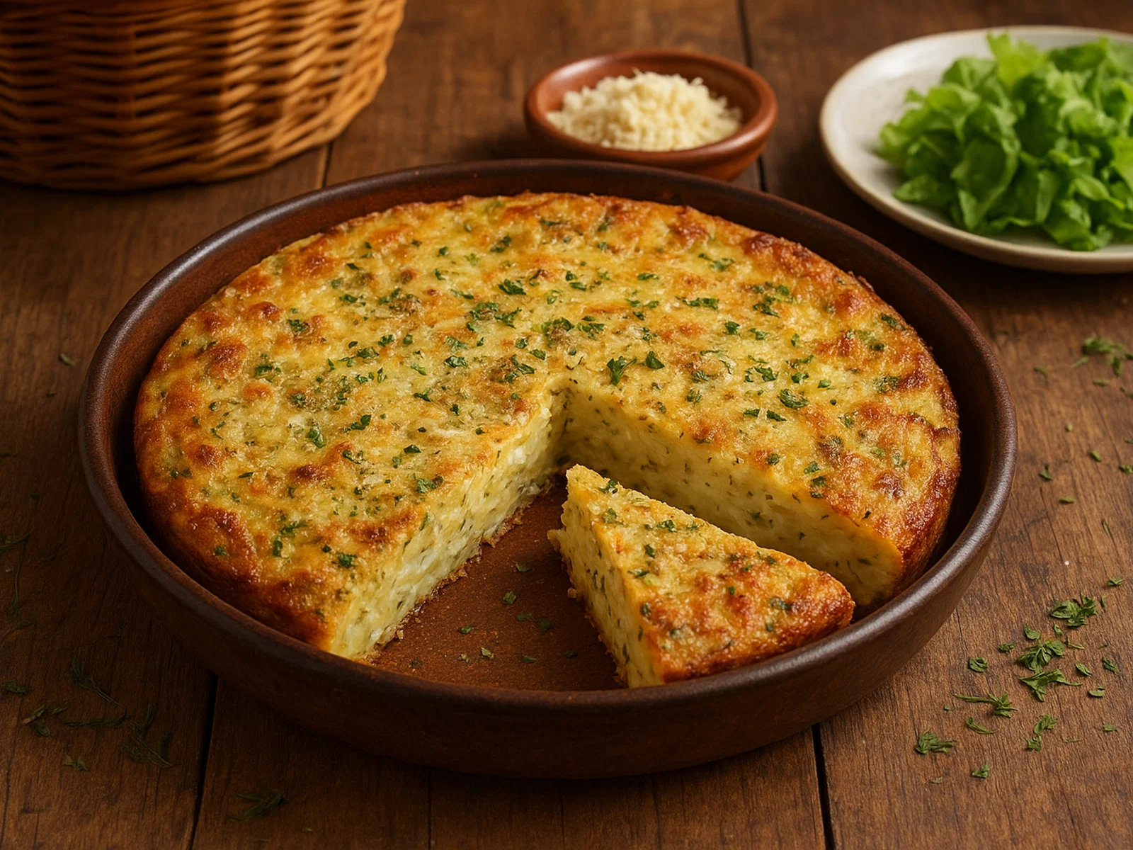 Rafanata – Kartoffel-Frittata mit Kren (Rafano)