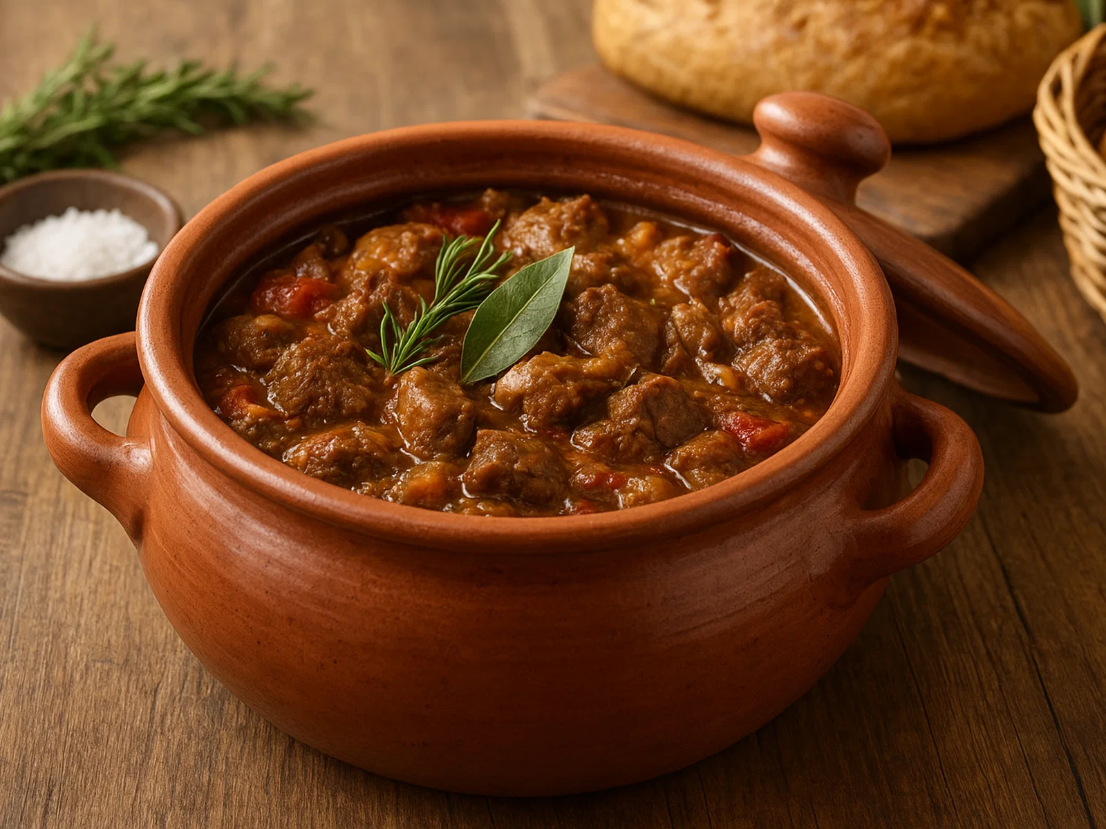 Pignata di Pecora – im Tontopf geschmortes Schaffleisch