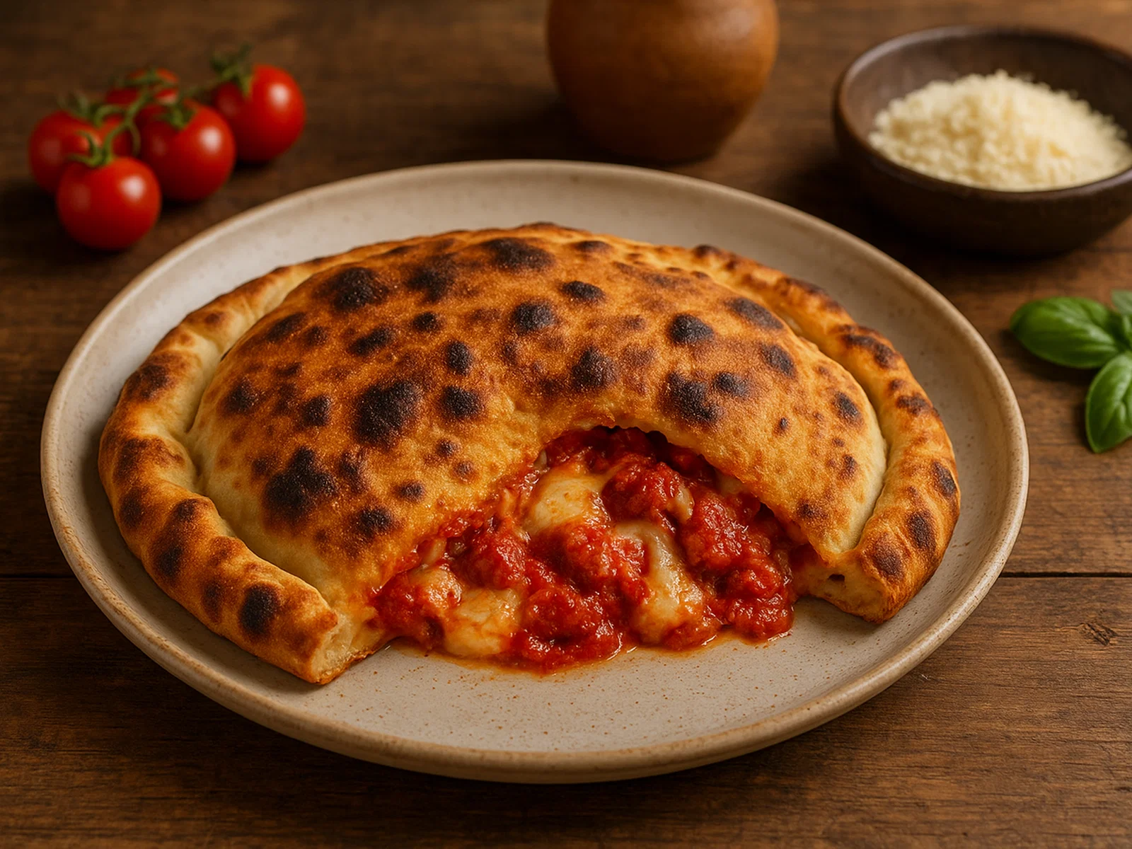 Calzone lucano – gefüllte Teigtasche lukanischer Art