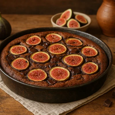 Torta di fichi e cioccolato (Feigen-Schokoladen-Kuchen)