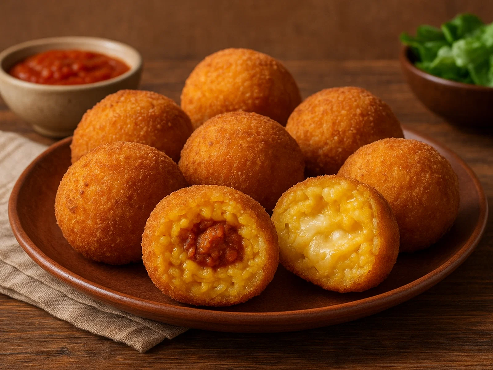 Arancini siciliani – gefüllte Reisbällchen