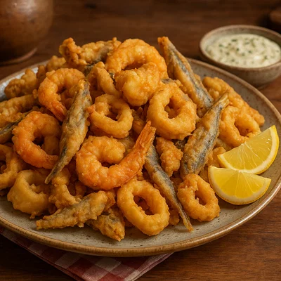 Fritto misto di pesce siciliano