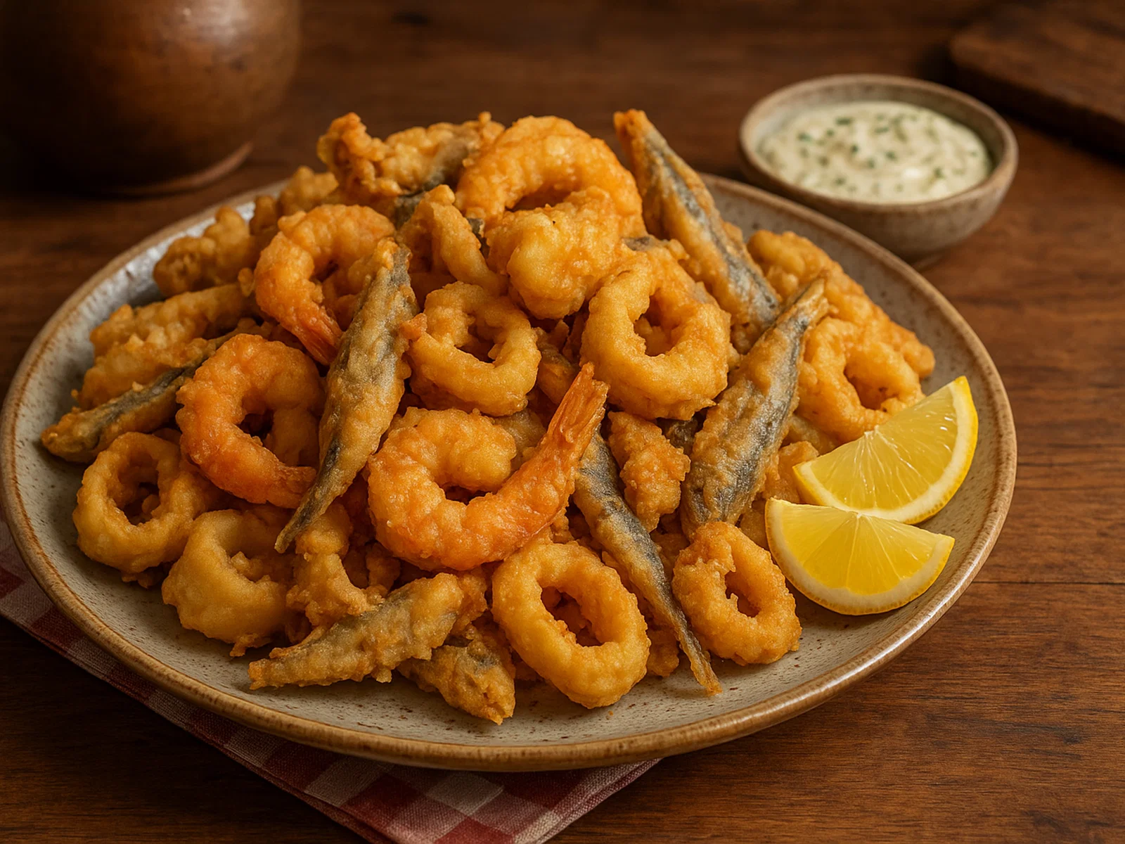 Fritto misto di pesce siciliano