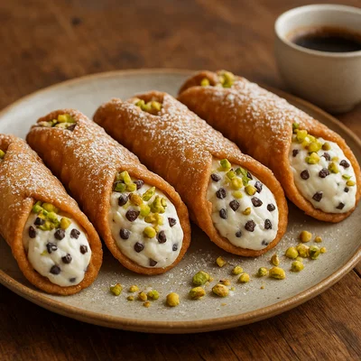 Cannoli siciliani – knusprige sizilianische Ricotta-Röllchen