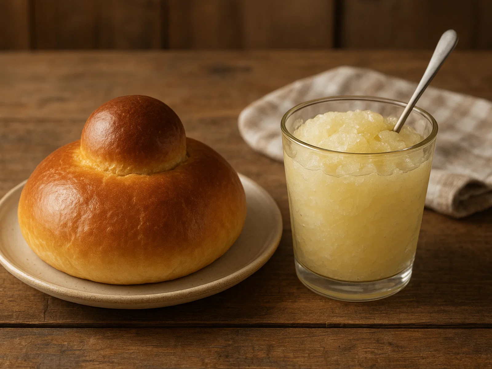 Sizilianische Brioche con Granita