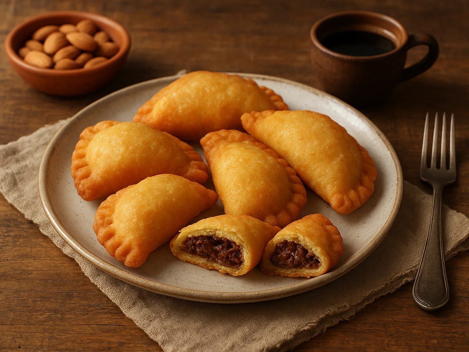 Cassatelle di Agira – Frittierte Teigtaschen mit Schoko-Mandel-Füllung